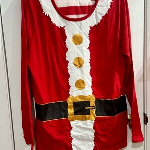 Adult Festive Red Santa Pijama Set